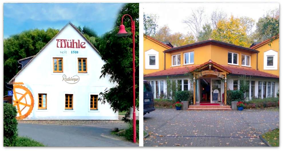 Foto: Restaurant Mhle Erdmannshain und Restaurant Rosengarten Naunhof